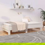  Izvlečna dnevna postelja bela 2x(75x190) cm trdna borovina, (20723737) | Shoptok.si