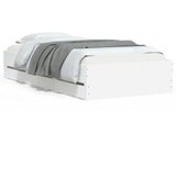 Furnova Posteljni okvir s predali bel 90x200 cm inženirski les, (21933748) | Shoptok.si