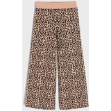 Sinsay Wide leg hlače s viskozom i leopard uzorkom | shoptok.hr