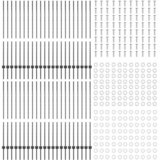  Stup za ogradu 44 pcs Siva 180 cm Čelik | shoptok.hr