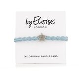 By Eloise London Metallic Silver Star elastika za lase | Shoptok.si