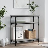 Maison Chic konzolna miza - miza ob steni siva sonoma 75x29x75 cm inženirski les, (21786171) | Shoptok.si