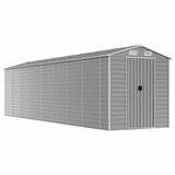  Vrtna kućica svijetlosiva 191x725x198 cm pocinčani čelik | Eponuda.com