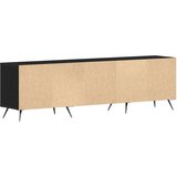 TV ormarić Crna 150x30x44 5 cm Konstruirano drvo | shoptok.hr