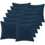  Jastuk s jastukom HEERLEN 12 kom. Plava Mikrofibra Flis - Plava 50 x 50 cm 12 | shoptok.hr