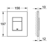 Grohe aktivirna tipka Skate Cosmopolitan 38732P00 mat krom | Shoptok.si