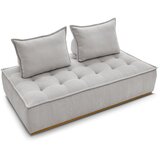 Bobochic Paris Svijetlo siva sofa od bouclé tkanine 175 cm Elisa – | shoptok.hr