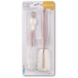 BabyOno Set za čiščenje steklenic, roza | Shoptok.si