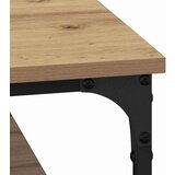 vidaXL Kava Stol hrast artisan 80 x 80 x 40 cm Konstruirano drvo | shoptok.hr