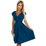 Numoco Flowing dress with envelope neckline Cijene