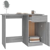  Radni stol boja hrasta sonome 100x50x76 cm konstruirano drvo Siva | shoptok.hr