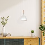  Luster na sajli NOAK WOOD 1xE27/15W/230V bela/bukva | Eponuda.com