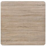 vidaXL Bistro miza iz mediapana in jekla 80x80x75 cm barva hrasta | Shoptok.si