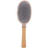 Generic Paddle krtača za lase z glavnikom z zračno blazino, masažna krtača za lasišče z lesenim ročajem za razčesavanje in glajenje las, primerna za vaš tip las, (21127234) | Shoptok.si
