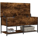  Klupa za pohranu boja hrasta 100x42,5x47 cm konstruiranog drva | shoptok.hr