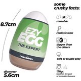 Crushious Ezy Egg The Expert - masturbatorsko jaje (u boji kože) | shoptok.hr