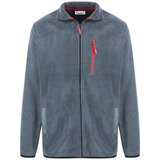 Pri Men's classic warm fleece zip-up sweatshirt u