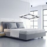Toolight moderna led stropna svjetiljka + pilot App795-CP ravni krom | shoptok.hr