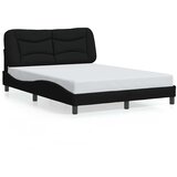  Okvir za krevet bez madraca Hvar crni 140x200 cm od tkanine | Eponuda.com