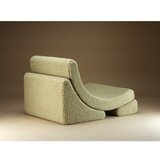 Wigiwama Zelen otroški fotelj iz tkanine bouclé Moon – | Shoptok.si