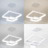  Brilagi - LED luster sa prigušivačem na sajli FALCON SLIM LED/78W/230V 50x50 cm bela + daljinski upravljač | Eponuda.com