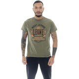 Leone 1947 Majice s kratkimi rokavi Man T-Shirt Short Sleeves Military 1947 Zelena | Shoptok.si