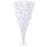  Umestno božično drevo med 300 LED Bela 240 cm PVC in jeklo, (5000111353) | Shoptok.si