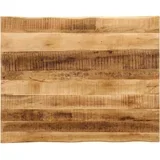 ploča sa živi rub 100x80x2,5cm masivno grubo drvo manga