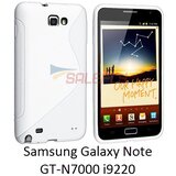  Gumijasti / gel etui S-Line za Samsung Galaxy Note N7000 i9220 - beli | Shoptok.si