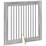  Vrata za pse z stojali 2 pcs Siva Sonoma 100 x 100 cm, (5000215008) | Shoptok.si