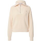 Tommy Hilfiger Pulover svetlo bež / mornarska / rdeča / bela | Shoptok.si