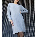 Gemre Gray midi dress with shimmer Kadyra | Shoptok.si