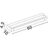 Nova Luce Mat bijela LED zidna lampa aluminijska Arga – | shoptok.hr