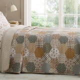Catherine Lansfield Rumeno/bež prešito pregrinjalo 220x230 cm Floral Patchwork – | Shoptok.si
