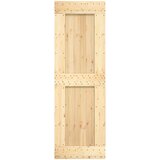  Klizna vrata 70 x 210 cm Čvrsta borovina (neobrađena) | shoptok.hr
