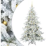 vidaXL Umetno Zložljivo Božično Drevo with LEDs z stojalom 210cm PVC | Shoptok.si