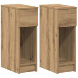 vidaXL Noćni ormarići s ladicom 2 kom artisan hrast 20x36x60 cm | shoptok.hr