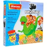 Kinetic Sand: Heros set s dinosaurusima ili ponijima s dodacima, 500g