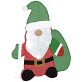 vidaXL Osvetljen Božiček Toplo bela 62 x 70 cm Trakasti material | Shoptok.si