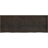  Kupaonska radna ploča tamnosmeđa 140x50x(2-4) cm tretirano drvo | shoptok.hr