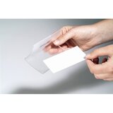 Durable 821519 Značka z imenom 54x90mm, z magnetom, 10 kos/paket, Click Fold prozorna | Shoptok.si