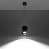  Sollux SL.0051 - Luster na sajli ORBIS 1 1xGU10/40W/230V crna | Eponuda.com