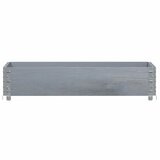  Vrtna sadilica siva 100x50 cm od masivne borovine | shoptok.hr