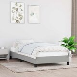  Okvir kreveta bez madraca svjetlosivi 100x200 cm od tkanine | shoptok.hr