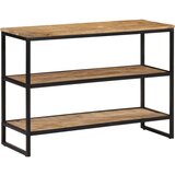 Maison Chic konzolna miza - miza ob steni 100x35x70 cm trden neobdelan mangov les, (21786586) | Shoptok.si