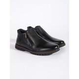 Shelvt Men's black insulated ankle boots Cene