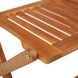  Zložljiva vrtna jedilna garnitura 3-delna trden akacijev les | Shoptok.si