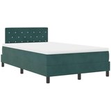  Krevet s opruga kutije Tamnozelena 120 x 190 cm Baršun | shoptok.hr
