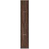 vidaXL Lekarniška omara rjavi hrast 30x41x174,5 cm inženirski les | Shoptok.si