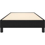  Za krevet s oprugama crni 100 x 200 cm od tkanine | shoptok.hr